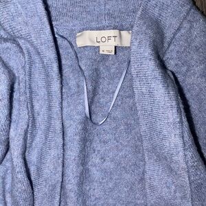 LOFT Blue Open Cardigan